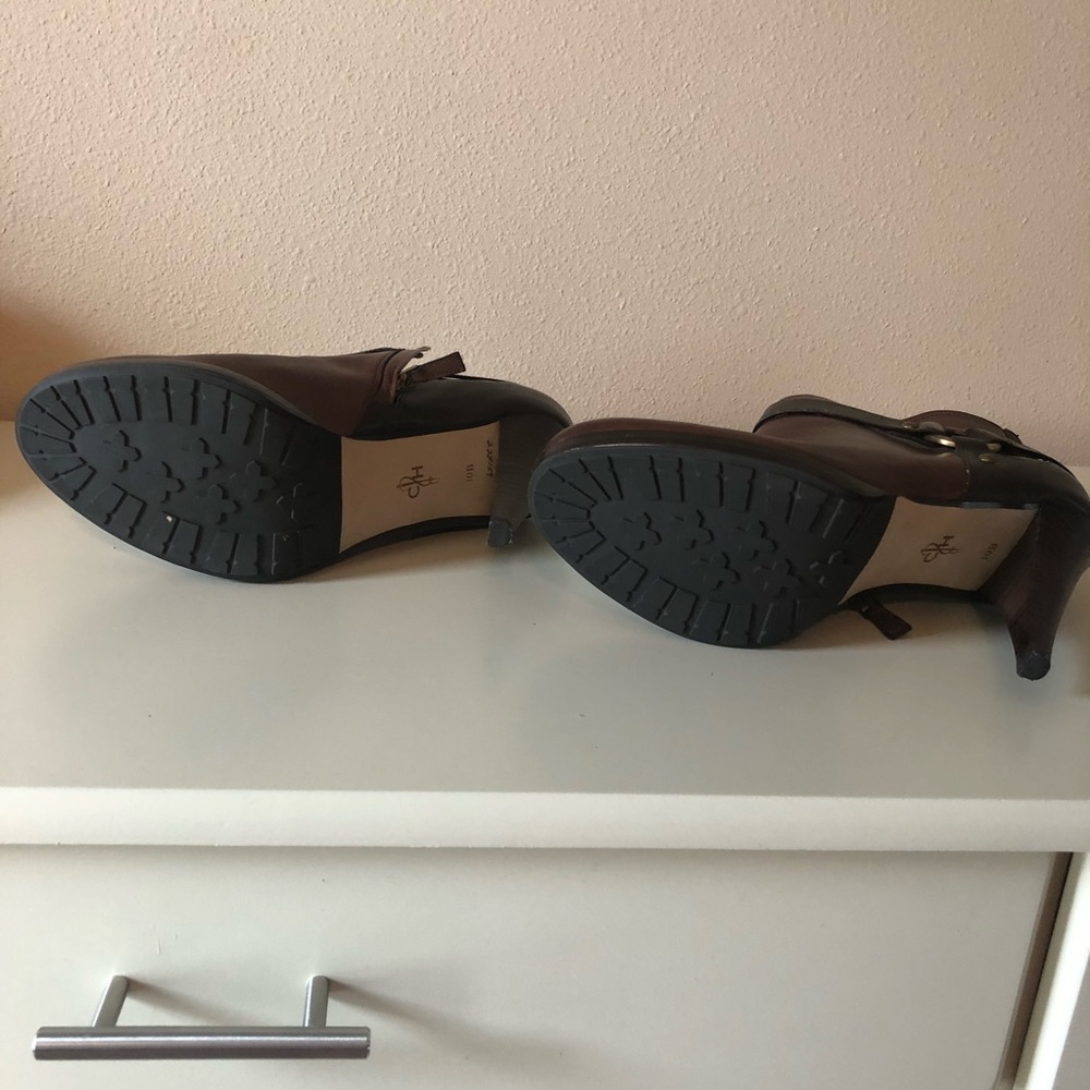 Cole Haan 2-tone leather heels Sz 10b - Picture 7 of 8
